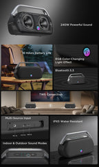 BUGANI Boost Max – Portable Bluetooth Speaker BS12302
