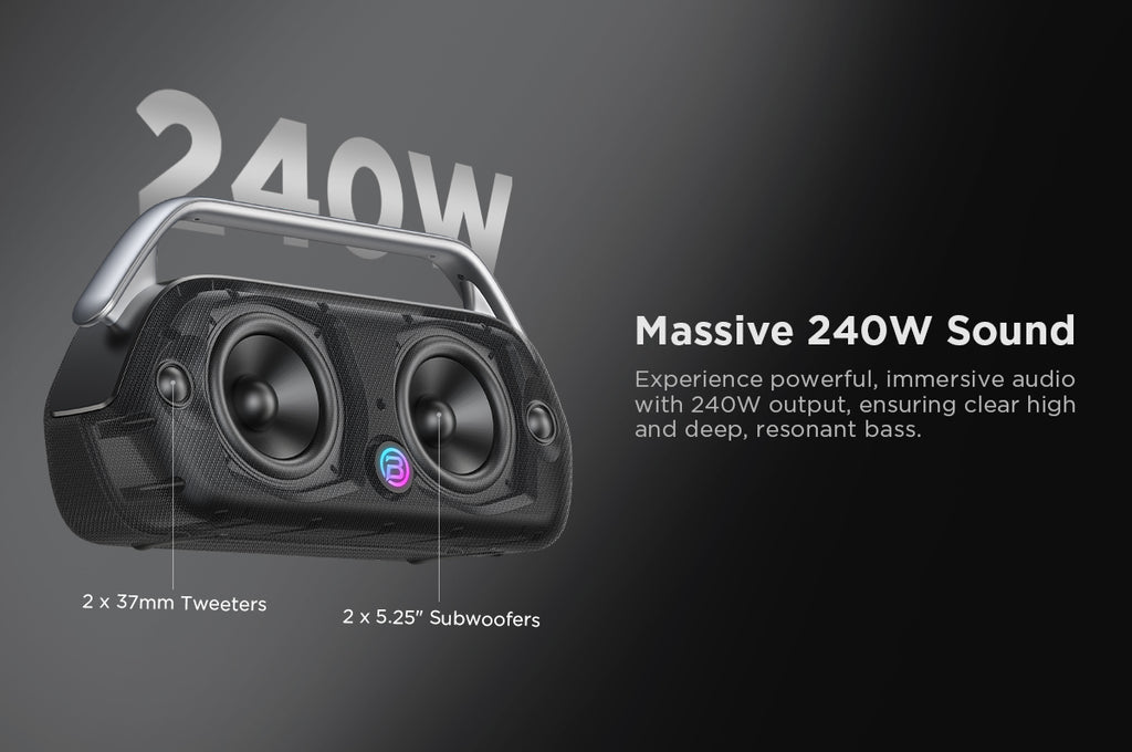 BUGANI Boost Max – Portable Bluetooth Speaker BS12302