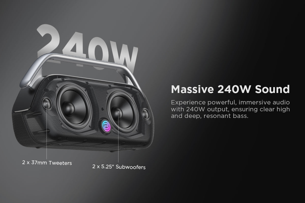 BUGANI Boost Max – Portable Bluetooth Speaker BS12302