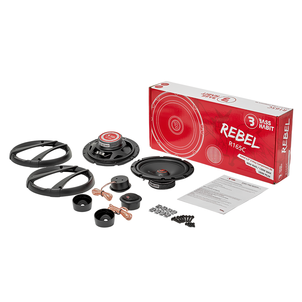 BASS HABIT REBEL R165C COMPONENT SPEAKERS