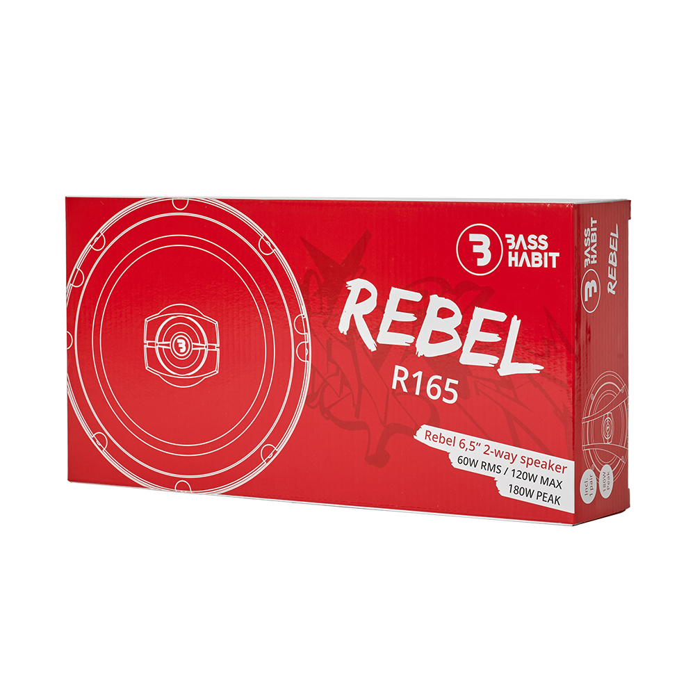 BASS HABIT REBEL 165 COAXIAL SPEAKERS