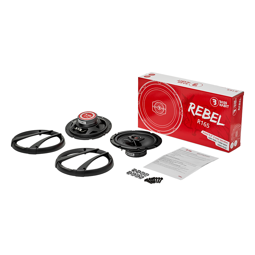 BASS HABIT REBEL 165 COAXIAL SPEAKERS